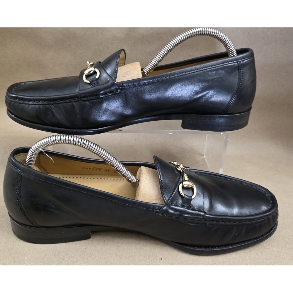 Cole Haan (Sz 10 M) Ascot II Horse Bit Men's Loafers Black Leather #C00395 - Picture 4 of 14